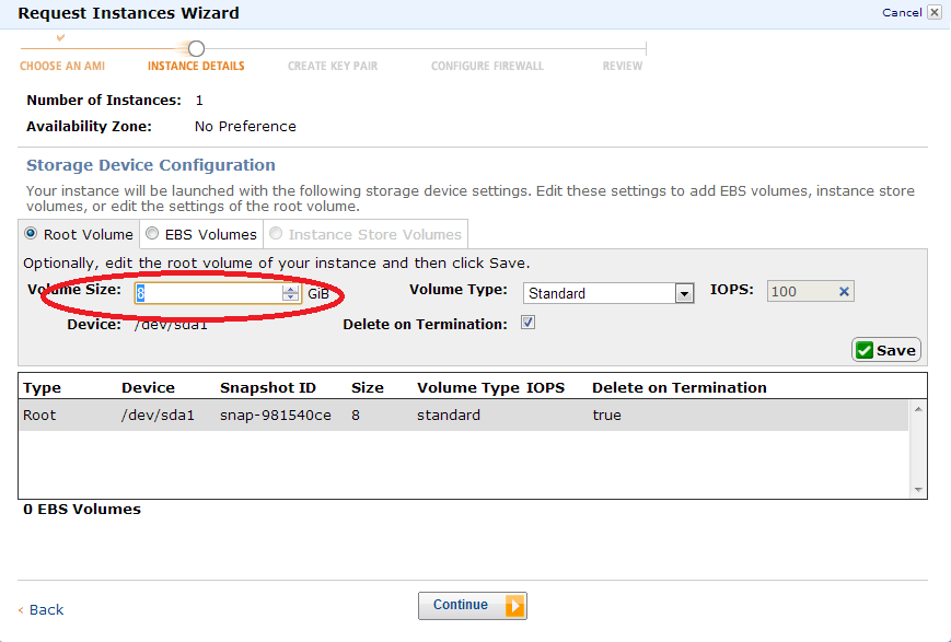 AWS Change Disk Size
