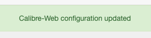 Configuration updated confirmation