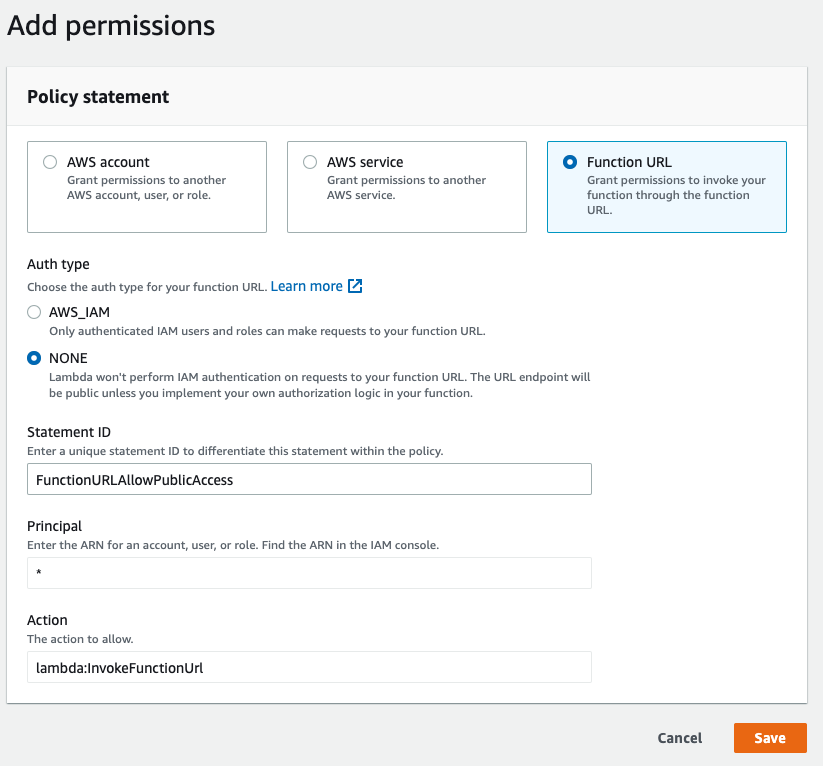 Add permission