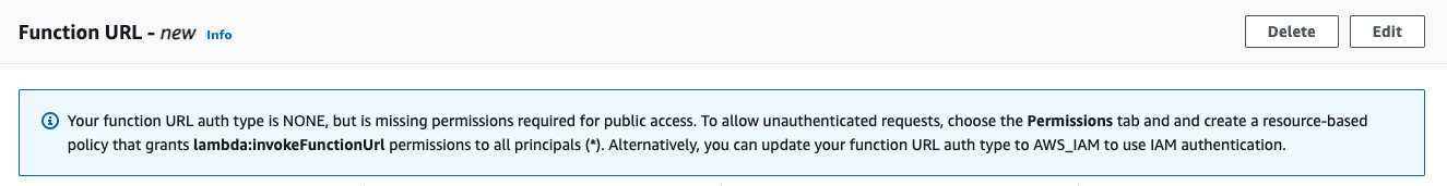 Auth type mismatch warning