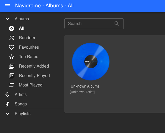 Dashboard showing new song