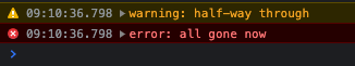 Output showing only warn and error outputs when Verbose is de-selected