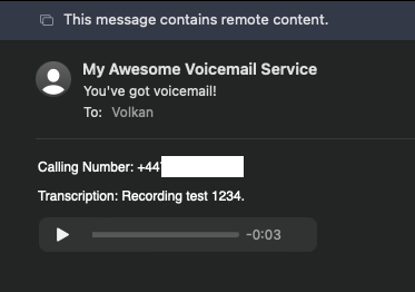 Forward Voicemails with Transcript to your Email using C# and ASP.NET Core - image 6