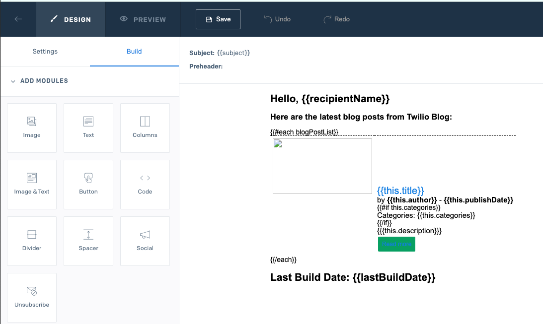 How to send RSS feed digest email with C# and SendGrid Dynamic Email Templates - image 9