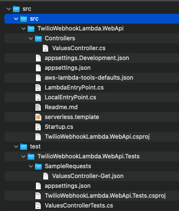 Respond to Twilio Webhooks using AWS Lambda and .NET - image 7