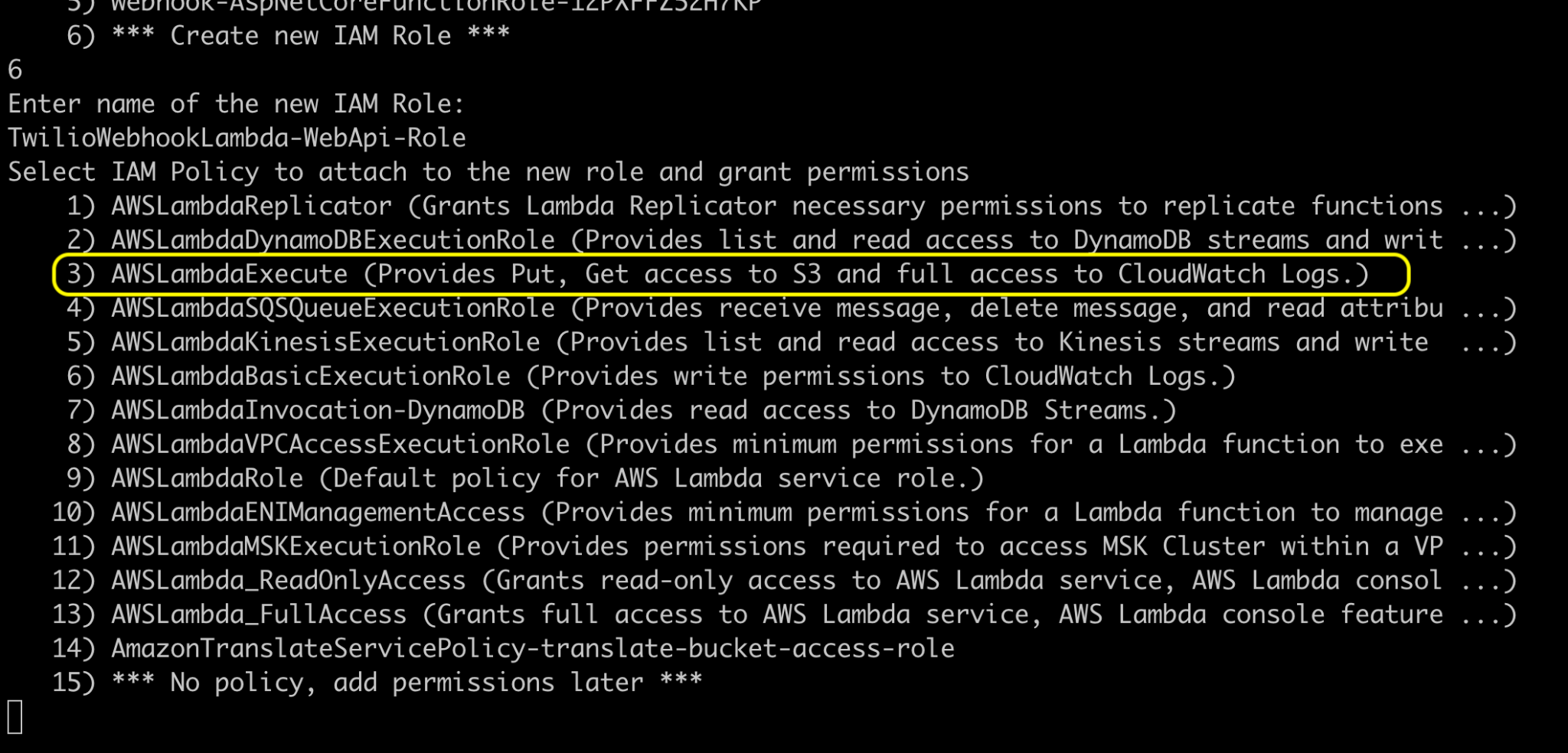 Respond to Twilio Webhooks using AWS Lambda and .NET - image 9