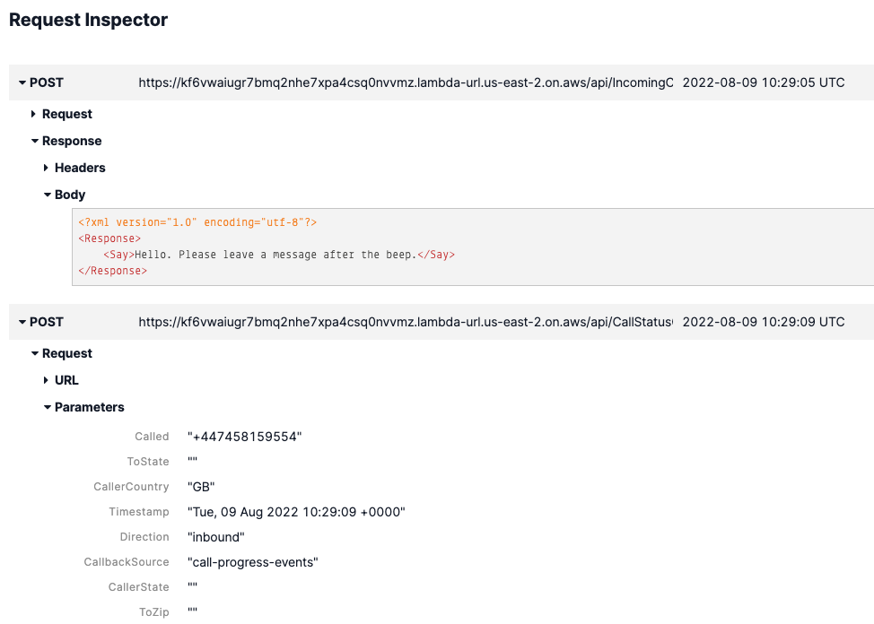 Respond to Twilio Webhooks using AWS Lambda and .NET - image 19